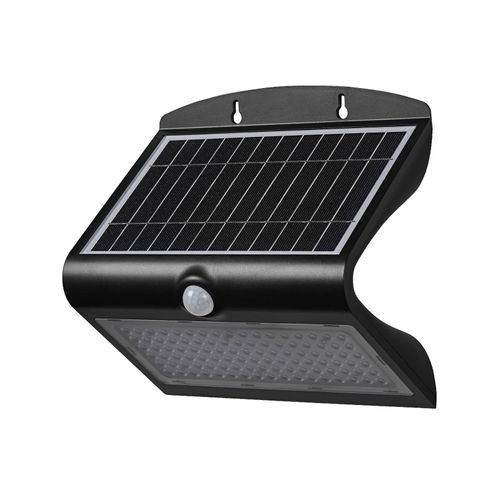 4099854089695 - Ledvance - endura butterfly Solar-Flutlicht schwarz 8W 850lm Bewegungs- & Lichtsensor Outdoor-Leuchte Batterie aufladbar umweltfreundlich