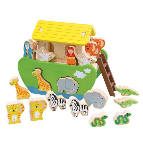 6923619426860 - Arche Noah Formen Sortier Spiel Motorik Spielzeug Steck Box FSC Holz 6923619426860 - Arche Noah Formen Sortier Spiel Motorik Spielzeug Steck Box FSC Holz