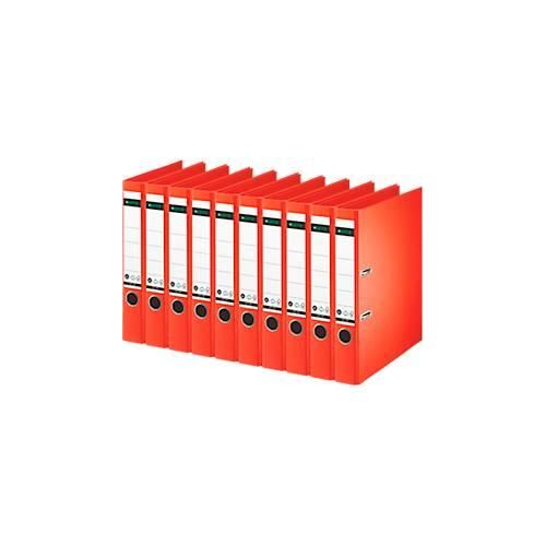4002432553709 - LEITZ® Ordner 1007 1008 DIN A4 Rückenbreite 52 mm 10 Stück hellrot
