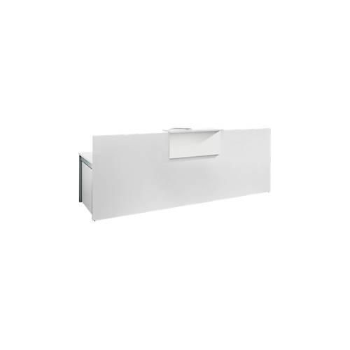4250510933084 - Empfangstheke Come-In 1 Ablage gerade Breite 2400 mm weiß weiß 4250510933084 - Empfangstheke Come-In 1 Ablage gerade Breite 2400 mm weiß weiß