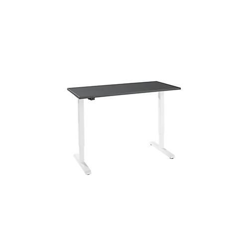4251898825374 - Schreibtisch elektrisch höhenverstellbar Rechteck T-Fuß B 1300 x T 650 x H 715-1205 mm graphit weiß 4251898825374 - Schreibtisch elektrisch höhenverstellbar Rechteck T-Fuß B 1300 x T 650 x H 715-1205 mm graphit weiß