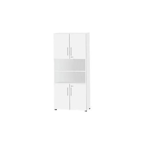 4251898811650 - Select Kombischrank Start Off 6 OH 4 OH m Tür abschließbar B 800 x T 420 x H 2196 mm weiß weiß 4251898811650 - Select Kombischrank Start Off 6 OH 4 OH m Tür abschließbar B 800 x T 420 x H 2196 mm weiß weiß