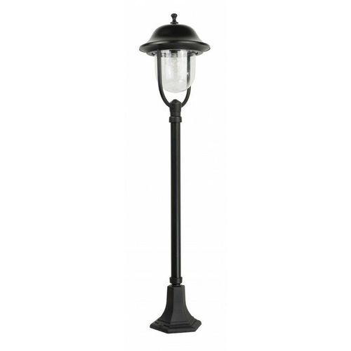 4251756344504 - Licht-erlebnisse - Wegeleuchte Schwarz 117 cm Rustikal IP43 E27 Außenlampe Garten Terrasse - Schwarz