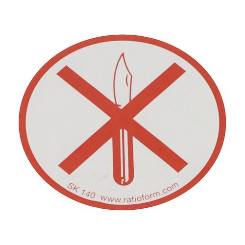 4251924718724 - Warnetiketten Aufdruck Messersymbol VE 1000 Stk Ø 75 mm ab 10 VE 4251924718724 - Warnetiketten Aufdruck Messersymbol VE 1000 Stk Ø 75 mm ab 10 VE