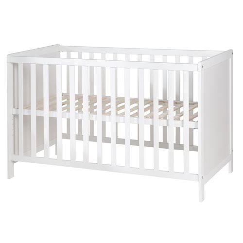 4005317318363 - Baby- & Beistellbett 2in1 Hamburg ca ca 60x120 cm weiß verstellbar inkl 5 Schlupfsprossen 4005317318363 - Baby- & Beistellbett 2in1 Hamburg ca ca 60x120 cm weiß verstellbar inkl 5 Schlupfsprossen