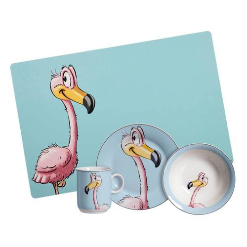4260762064467 - Kindergeschirr + Tischmatte Happy Zoo 4er Set 4260762064467 - Kindergeschirr + Tischmatte Happy Zoo 4er Set