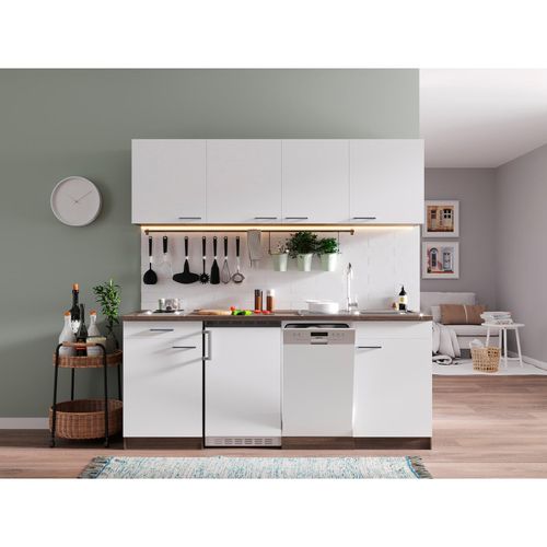 4260344978151 - Küchenzeile KB195EYW 195 cm Weiß-Eiche York Nachbildung 4260344978151 - Küchenzeile KB195EYW 195 cm Weiß-Eiche York Nachbildung