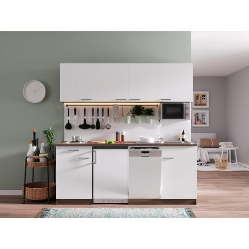 4260344978175 - Küchenzeile KB195EYWMI 195 cm Weiß-Eiche York Nachbildung 4260344978175 - Küchenzeile KB195EYWMI 195 cm Weiß-Eiche York Nachbildung