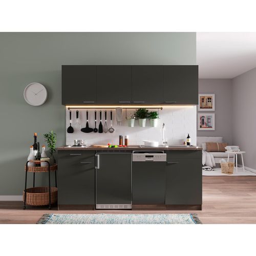 4260344978199 - Küchenzeile KB195EYG 195 cm Grau-Eiche York Nachbildung 4260344978199 - Küchenzeile KB195EYG 195 cm Grau-Eiche York Nachbildung