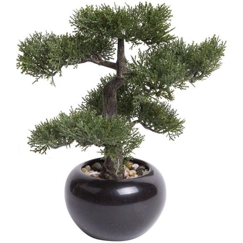 8714344265194 - Kunstbonsai BOTANIC-HAUS Ceder Bonsai grün B32cm H34cm T32cm Ø32cm Kunststoff Kunstpflanzen 8714344265194 - Kunstbonsai BOTANIC-HAUS Ceder Bonsai grün B32cm H34cm T32cm Ø32cm Kunststoff Kunstpflanzen