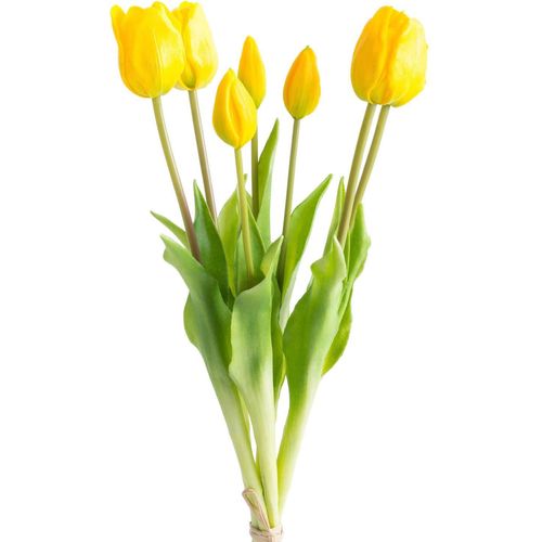 8505458701728 - Kunstblume BOTANIC-HAUS Tulpenbündel Kunstpflanzen Gr Ø H 20 cm x 47 cm 1 St gelb Kunst-Blumen Kunstpflanzen