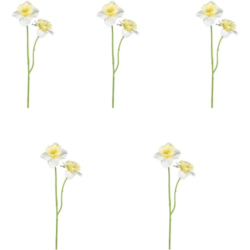 4064118141563 - Kunstblume CREATIV GREEN Narzissen Kunstpflanzen Gr H 56 cm 5 St gelb Kunst-Blumen