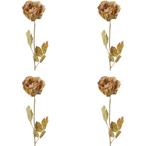 4064118117193 - Kunstblume CREATIV GREEN Rose Kunstpflanzen Gr H 53 cm 4 St braun (cognac) Kunst-Blumen 4064118117193 - Kunstblume CREATIV GREEN Rose Kunstpflanzen Gr H 53 cm 4 St braun (cognac) Kunst-Blumen