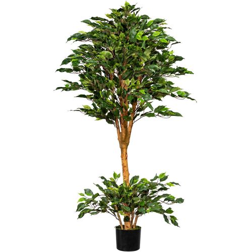 4064118971382 - Kunstbaum CREATIV GREEN Ficus Benjamini Kunstpflanzen Gr H 150 cm 1 St grün Kunst-Bäume