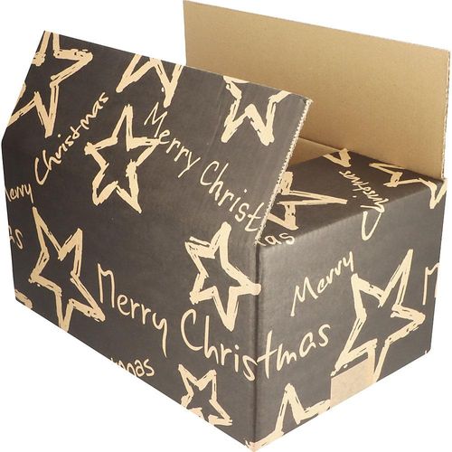 4251924750274 - Versandkarton Christmas Stars terra schwarz VE 15 Stk LxBxH 310 x 200 x 140 mm ab 5 VE 4251924750274 - Versandkarton Christmas Stars terra schwarz VE 15 Stk LxBxH 310 x 200 x 140 mm ab 5 VE