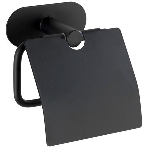 4008838295861 - Turbo-Loc® Edelstahl Toilettenpapierhalter mit Deckel Orea Black Matt WC-Rollenhalter Befestigen ohne bohren Schwarz Edelstahl rostfrei schwarz 4008838295861 - Turbo-Loc® Edelstahl Toilettenpapierhalter mit Deckel Orea Black Matt WC-Rollenhalter Befestigen ohne bohren Schwarz Edelstahl rostfrei schwarz