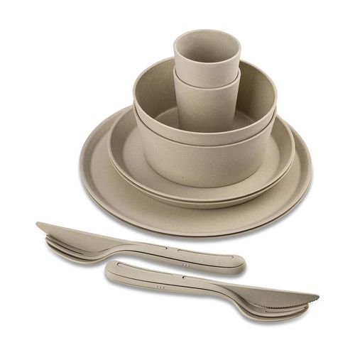 4002942589878 - Kombiservice KOZIOL Geschirr-Set Service CONNECT SET HELSINKI Geschirr-Sets Gr 10 tlg beige (nature desert sand) Geschirr-Set Co² neutral produziert Made in Germany 10 Teile für 2 Personen 4002942589878 - Kombiservice KOZIOL Geschirr-Set Service CONNECT SET HELSINKI Geschirr-Sets Gr 10 tlg beige (nature desert sand) Geschirr-Set Co² neutral produziert Made in Germany 10 Teile für 2 Personen