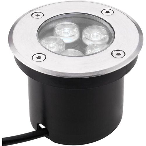 8434185517916 - LED-Bodenstrahler von 5W von 100 x 90 mm in Kaltweiß - Cablemarkt