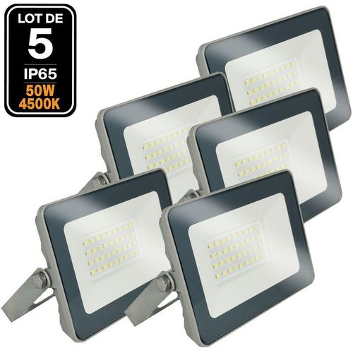 7061111688795 - Europalamp - 5 LED-Fluter 50W Proline Kaltweiß 6500K Hohe Helligkeit