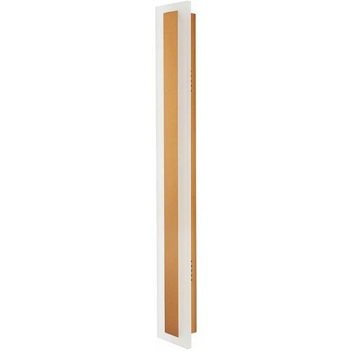 4255664827432 - Beliani - Außenwandleuchte led Gold Metall und Acryl 60 cm Modern Rechteckig Lang Beleuchtung für Außen Draußen Terrasse Balkon Ausstattung - Gold