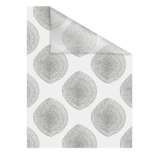 4251369830180 - Fensterfolie ORIGINAL Fensterfolie selbstklebend Sichtschutz Stripy Boho Drop - Weiß Fensterfolien Gr B L 100 cm x 100 cm weiß Fensterdekoration
