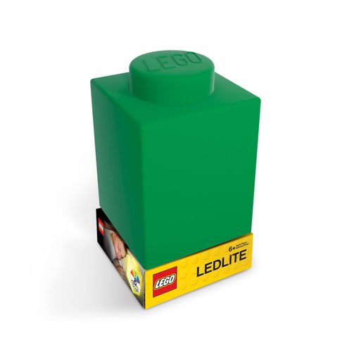 4895028525569 - LEGO Classic Silicone Brick 1000% night light with LEDlite- GREEN