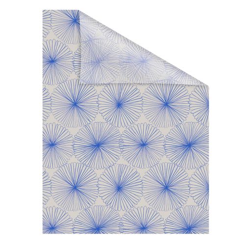 4251369830456 - ORIGINAL Fensterfolie Fensterfolie selbstklebend Sichtschutz Flower wheel - Blau Fensterfolien Gr B L 100 cm x 180 cm blau Fensterdekoration