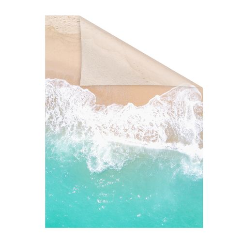4250434137339 - ORIGINAL Fensterfolie Fensterfolie selbstklebend Sichtschutz The Beach - Türkis Beige Fensterfolien Gr B L 100 cm x 130 cm blau (türkis beige) Fensterdekoration 4250434137339 - ORIGINAL Fensterfolie Fensterfolie selbstklebend Sichtschutz The Beach - Türkis Beige Fensterfolien Gr B L 100 cm x 130 cm blau (türkis beige) Fensterdekoration