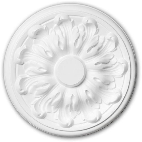 4250691774919 - Decor - Rosette profhome 156010 Deckenelement Zierelement Neo-Klassizismus-Stil weiß ø 193 cm - weiß