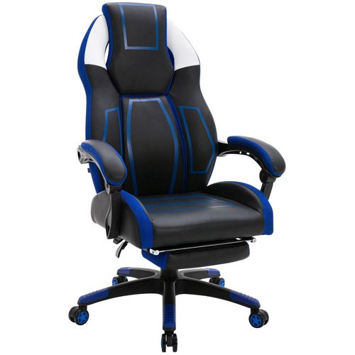 4251756430146 - Bürostuhl Clovis Kunstleder I Höhenverstellbarer Schreibtischstuhl Mit Kopfstütze I Gaming-Stuhl mit Fußstütze 4251756430146 - Bürostuhl Clovis Kunstleder I Höhenverstellbarer Schreibtischstuhl Mit Kopfstütze I Gaming-Stuhl mit Fußstütze