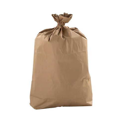 4001553070775 - Papier-Abfallsäcke Volumen 120 l BxH 700 x 950 mm braun VE 100 Stk kaiserkraft