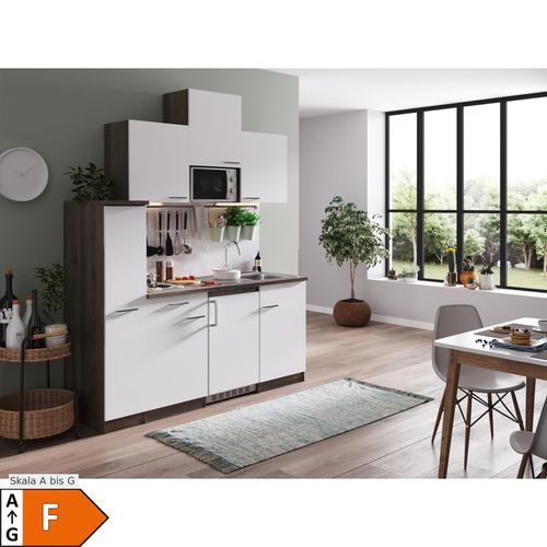 4260344978014 - Küchenzeile KB180EYWMI 180 cm Weiß-Eiche York Nachbildung 4260344978014 - Küchenzeile KB180EYWMI 180 cm Weiß-Eiche York Nachbildung