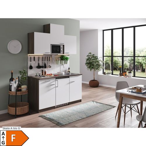 4260344977857 - Küchenzeile KB150EYWMI 150 cm Weiß-Eiche York Nachbildung 4260344977857 - Küchenzeile KB150EYWMI 150 cm Weiß-Eiche York Nachbildung
