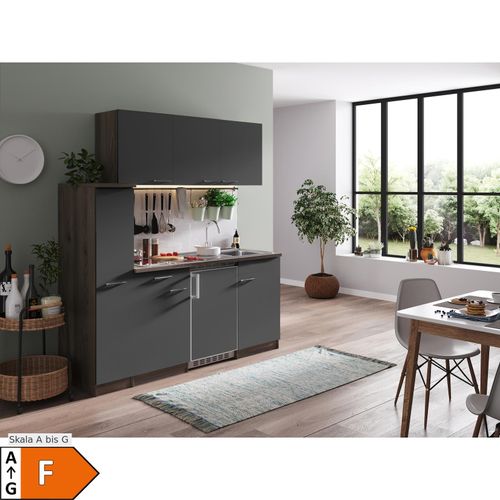 4260344978045 - Küchenzeile KB180EYGC 180 cm Grau-Eiche York Nachbildung 4260344978045 - Küchenzeile KB180EYGC 180 cm Grau-Eiche York Nachbildung
