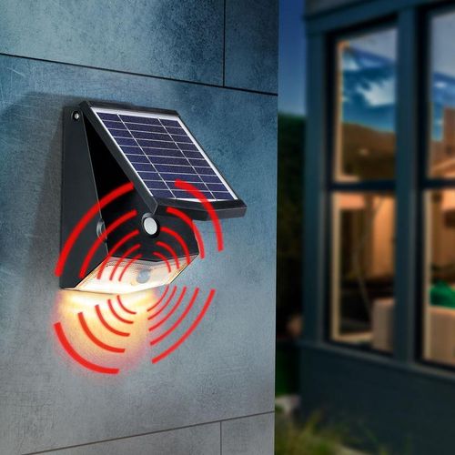 4260057869425 - - Solar Sensor Wandstrahler 500 lm Außenleuchte Wandleuchte Schilderleuchte Garten 102270