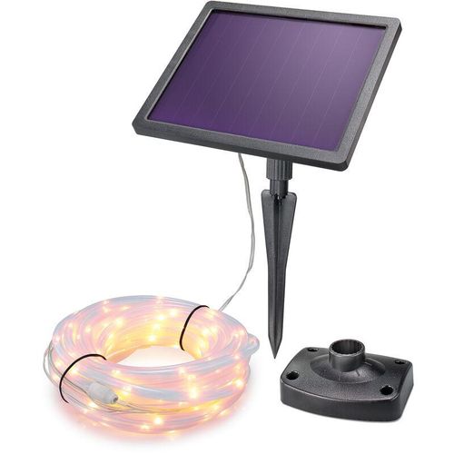 4260057869272 - Solar Lichterschlauch mit 200 warmweißen LEDs Lichterkette outdoor 102572 - Esotec