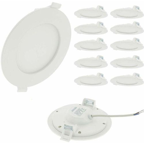 3700710834311 - Eclairage Design - Set mit 10 LED-Einbaustrahlern 5W Eq 50W Extra-Flat-Box Température de Couleur Blanc Chaud 3000K 3700710834311 - Eclairage Design - Set mit 10 LED-Einbaustrahlern 5W Eq 50W Extra-Flat-Box Température de Couleur Blanc Chaud 3000K