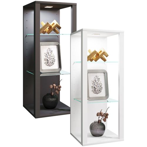 4051814430435 - Wandregal Glasvitrine hängend Vitrine Glas mit ESG-Sicherheitsglas Maße ca H 90 x B 35 x T 35 cm Hängevitrine Glas Modern und platzsparend Glas Vitrinenschrank - Glasol MW Gr 35 weiß B35cm H90cm T35cm Holzwerkstoff Holz Spanplatte Glas Regale 4051814430435 - Wandregal Glasvitrine hängend Vitrine Glas mit ESG-Sicherheitsglas Maße ca H 90 x B 35 x T 35 cm Hängevitrine Glas Modern und platzsparend Glas Vitrinenschrank - Glasol MW Gr 35 weiß B35cm H90cm T35cm Holzwerkstoff Holz Spanplatte Glas Regale