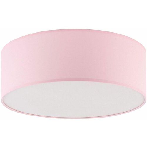 4255596631565 - Licht-erlebnisse - Kinderzimmerleuchte Rosa rund ø 38 cm 4x E27 Deckenlampe Kinder - Weiß Rosa