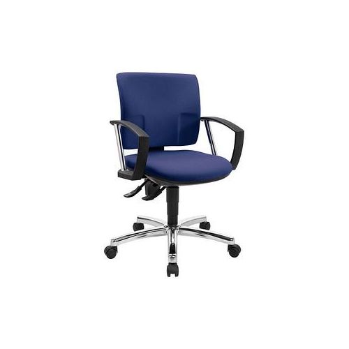 4014296241395 - Bürostuhl Pro 30 chrom PU39AG26 Stoff blau Gestell chrom 4014296241395 Topstar