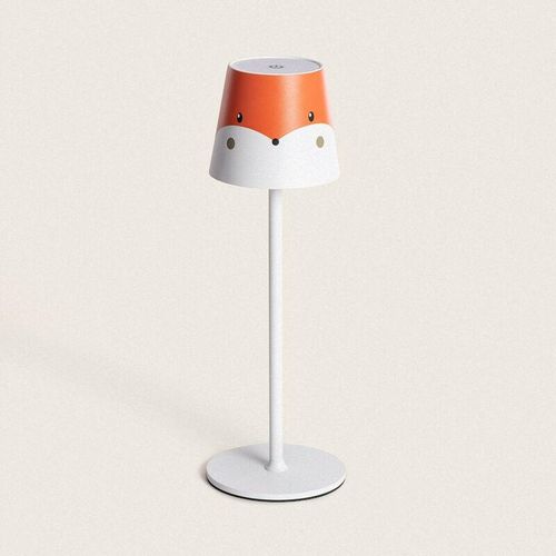 8445044113330 - Ledkia - LED-Tischlampe 3W Tragbar aus Metall mit wiederaufladbarem usb Akku Anisa Warmweiß Orange 8445044113330 - Ledkia - LED-Tischlampe 3W Tragbar aus Metall mit wiederaufladbarem usb Akku Anisa Warmweiß Orange