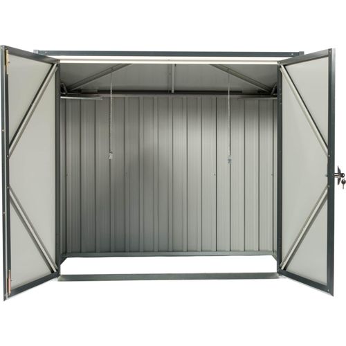 0638801740513 - 10048 Metall Mülltonnenbox Gartenbox Müllbox Aufbewahrungsbox 0638801740513 - 10048 Metall Mülltonnenbox Gartenbox Müllbox Aufbewahrungsbox