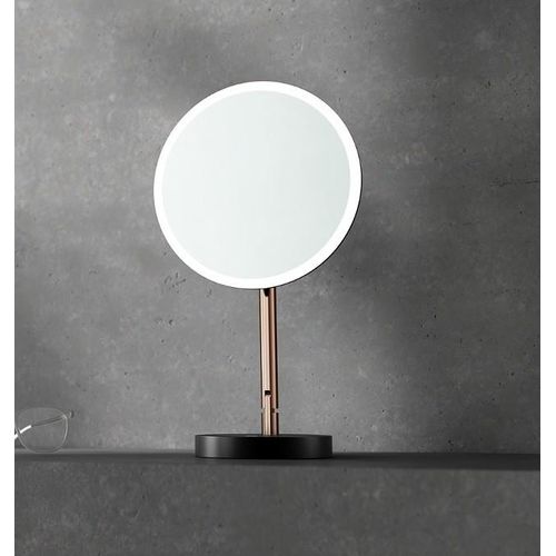 5907650812777 - Neuesbad Serie 600 Kosmetik-Spiegel stehend mit LED-Beleuchtung rose gold ADI_R812