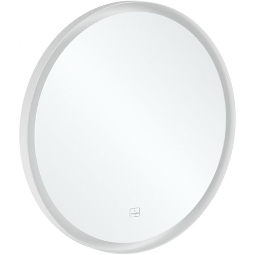 4065467163671 - Subway 30 Spiegel mit LED-Beleuchtung Rund 910x910x45 mm A46471 Farbe White Matt - A4647100 - Villeroy&boch