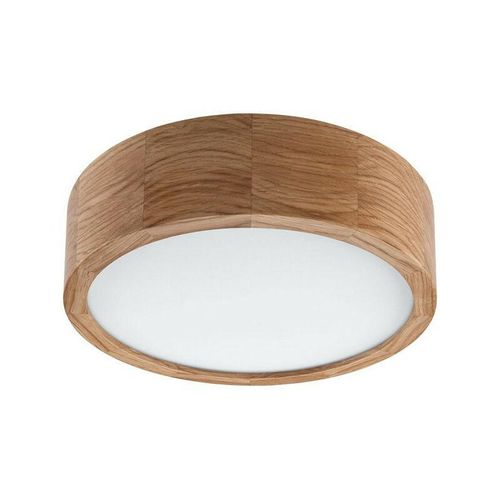 5907687438087 - Lamkur Lighting - Lamkur Led Integrated Round Zylindrische Deckenleuchte Eiche