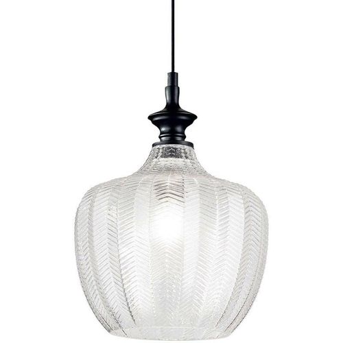 8021696263632 - Ideal Lux Lighting - Dekorative Glaskuppel-Anhänger transparent E27