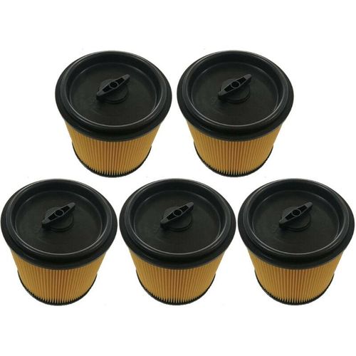 4252023215978 - 5x Lamellenfilter   Rundfilter   Faltenfilter   Filterpatrone für Grizzly Lidl Parkside Caramba Staubsauger Nasssauger Trockensauger - Trade-shop