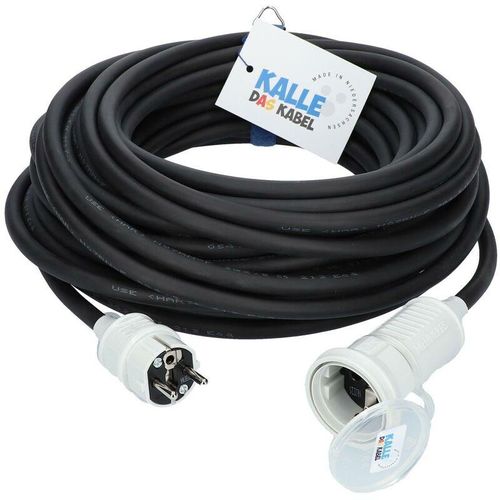 4251967703183 - Kalle Das Kabel - Kalle Verlängerungskabel Schuko Colour 15mm² weiß IP44 5 Meter