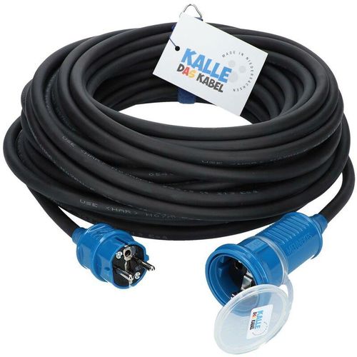 4251967703107 - Kalle Das Kabel - Kalle Verlängerungskabel Schuko Colour 25mm² blau IP44 5 Meter