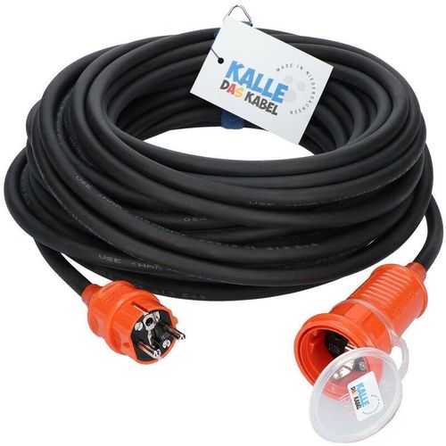 4251967703459 - Kalle Das Kabel - Kalle Verlängerungskabel Schuko Colour 15mm² orange IP44 25 Meter